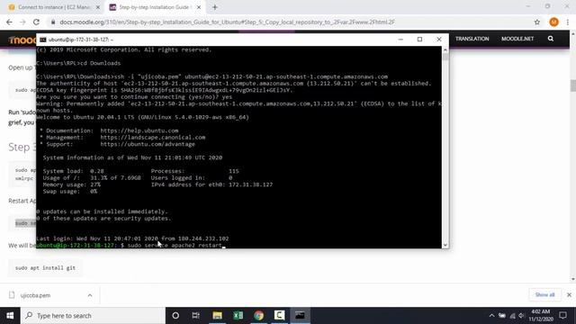Instalasi Moodle di AWS EC2 смотреть онлайн