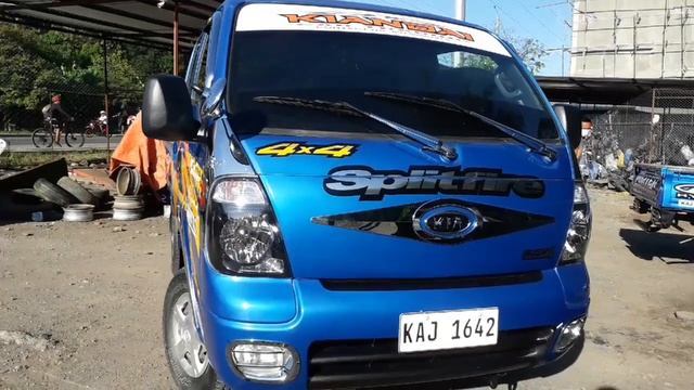 KIA BONGO 3 4X4 OFFROAD DOUBLE CAB: LOADED WITH STICKERS (BLUE) смотреть онлайн