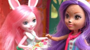 #Мультик Куклы #Энчантималс Домик Данессы Оленни #Enchantimals новые серии с игрушками для девочек