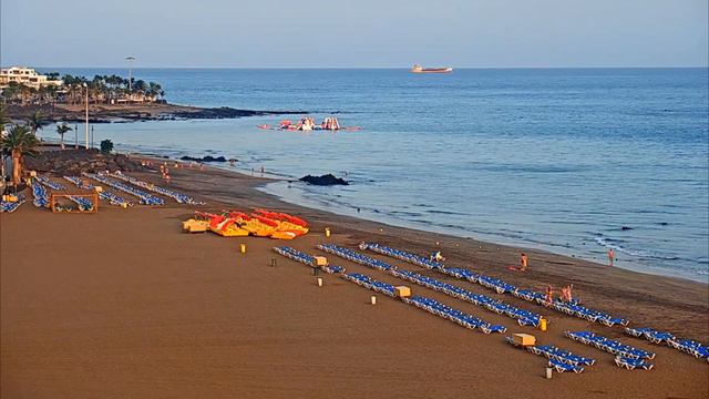 Канарские острова - Puerto del Carmen Beach, Canary Islands, Spain - Отзыв смотреть онлайн