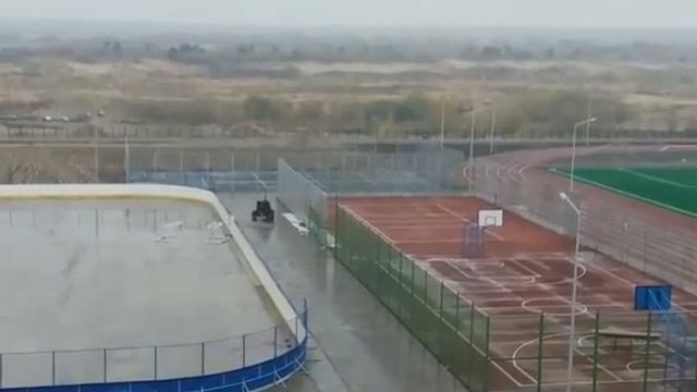 Хоккейная коробка в г. Семей, Казахстан смотреть онлайн