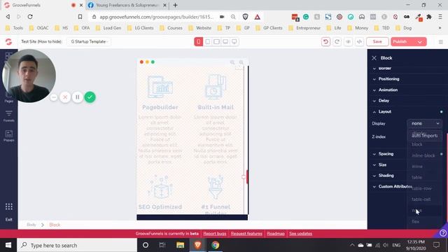 How to Hide Elements in GroovePages | Make GrooveFunnels Site Responsive on Different Screen Sizes смотреть онлайн