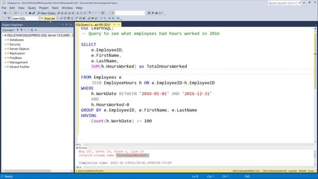 SQL Query Essentials Lesson 011 смотреть онлайн