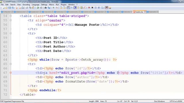 Website & Admin Panel in PHP OOP 2019 (admin panel display) Urdu/Hindi Part 12 of 21 смотреть онлайн