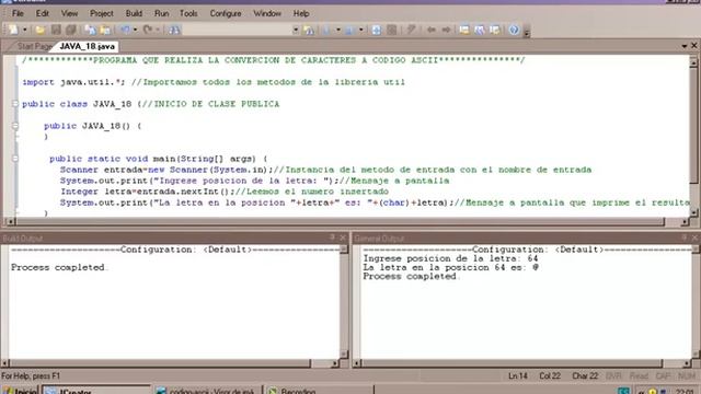 Programa #18 Convercion de Integer-Character en ASCII смотреть онлайн