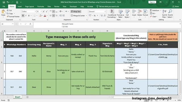 How to send PDF from excel to whatsapp using Chrome Browser смотреть онлайн