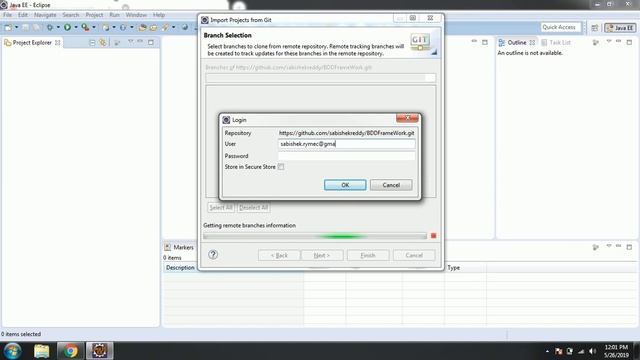 git tutorial for beginners || How to take fresh pull from git to eclipse IDE || Cloning repository смотреть онлайн
