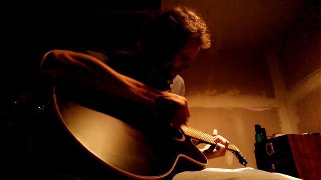 Playing an original tune on my new Washburn guitar смотреть онлайн