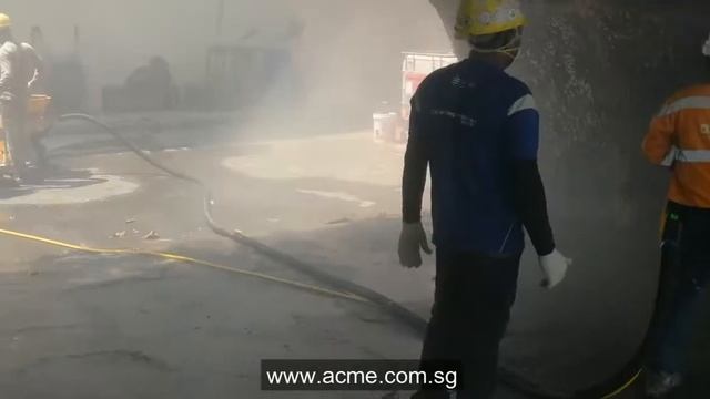 REED SOVE Machine with BASF Emaco S820 and MasterSeal 345 Singapore смотреть онлайн