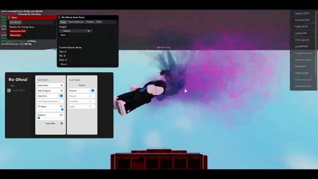 [NEW #1 Ro Ghoul Script] Hack Ro Ghoul GUI - Auto Farm, Kill All, All Kagune, Stats, YEN/REP & More смотреть онлайн