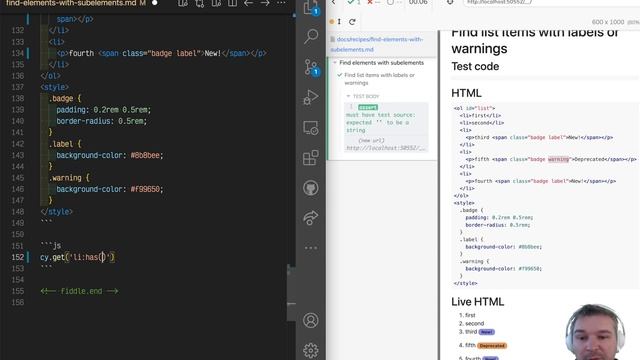 Find Elements With Specific Child Elements Using Cypress jQuery :has Selector смотреть онлайн