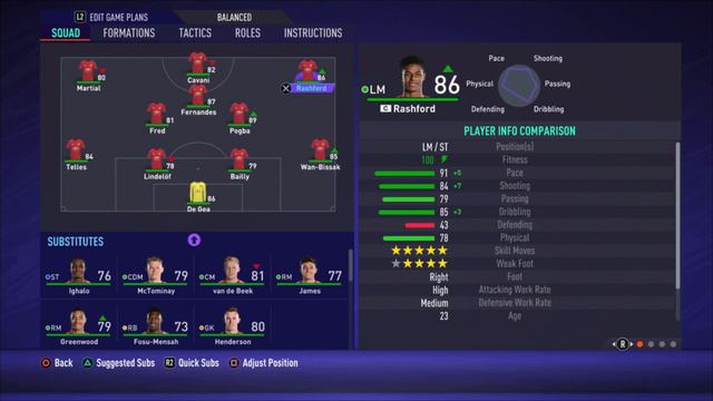*UPDATE 3.0* FIFA 21 - BEST MANCHESTER UNITED Formation, Tactics and Instructions смотреть онлайн