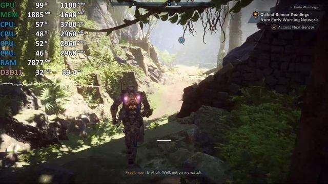 Anthem on AMD Ryzen 3 2200G Vega 8 - Stock & OC - Benchmark Test смотреть онлайн