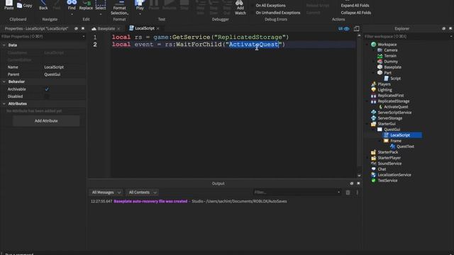 How to Make A Basic Quest on Roblox Studio смотреть онлайн