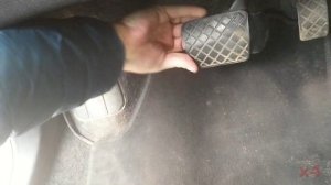 Установка накладок на педали (неоригинал)