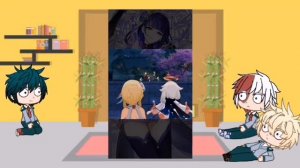 Реакция МГА на геншин импакт. Итто, Кадзуха, Диона. 1/?(Gacha club)