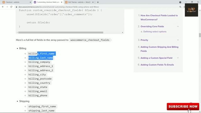 WooCommerce: How To Easily Remove Checkout Fields Without a Plugin смотреть онлайн