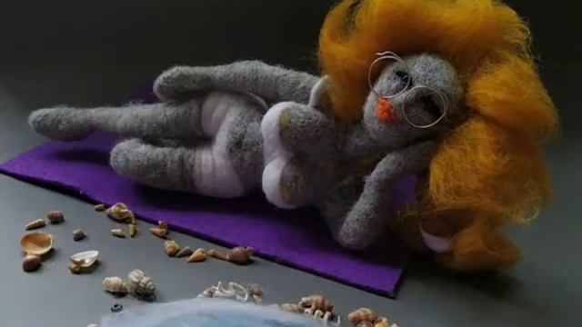 #woolanimation #stopmotion #felting Что нам приносит море. Валяные из шерсти персонажи. Анимация. смотреть онлайн