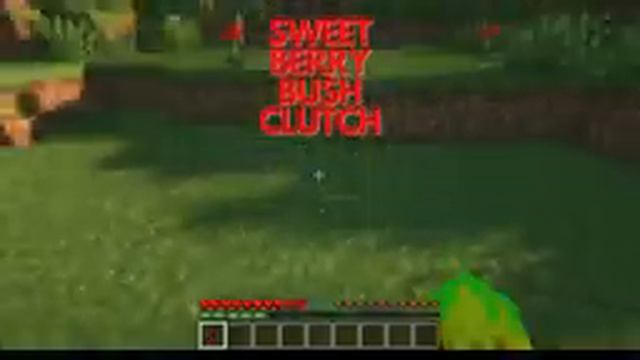 MINECRAFT SWEET BERRY BUSH TRICKSHOT - MINECRAFT CLUTCH TUTORIAL смотреть онлайн