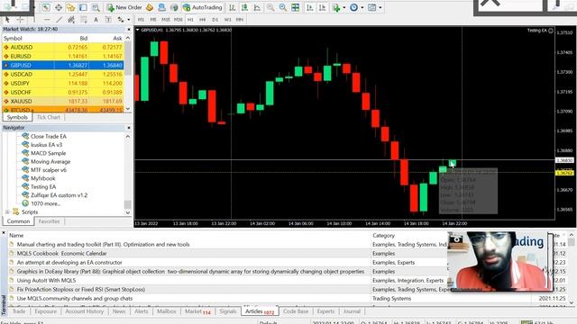 draw horizontal line and vertical line in mql4 programming for MT4 смотреть онлайн