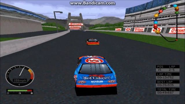 NASCAR Road Racing PC Gameplay (John Andretti) (Bridgeport Speedway) (5 Laps) смотреть онлайн