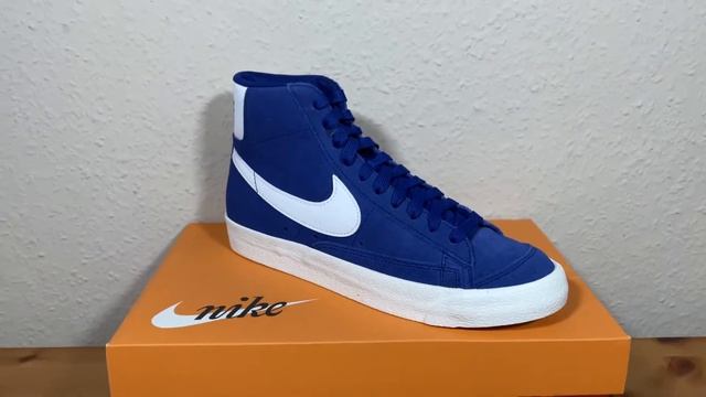 Nike Blazer Mid 77 Suede Deep Royal Blue CI1172-402 смотреть онлайн
