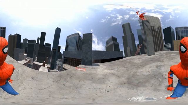 SPIDERMAN 360 VR Shooter 3D Game No Way Home смотреть онлайн