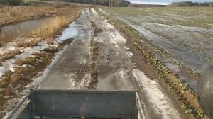 ТРАКТОР Т-16 по бездорожью , LAND ROVER отдыхает .