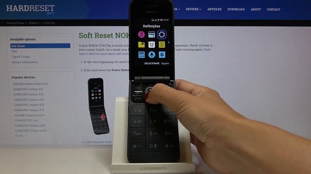 How to Change Language in NOKIA 2720 Flip – Language Settings смотреть онлайн