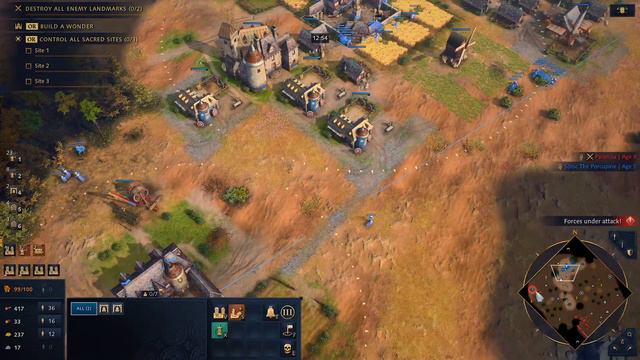 AoE4 Sultan Ascend - French vs Ayyubids - I simply got better economy смотреть онлайн