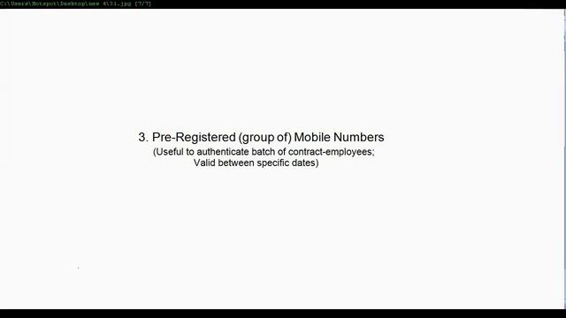 Various SMS-OTP (self-service) Login-Methods for WiFi Access смотреть онлайн