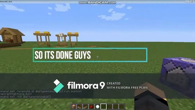 How to make Lightning Snowball in Minecraft Tlauncher Java Edition