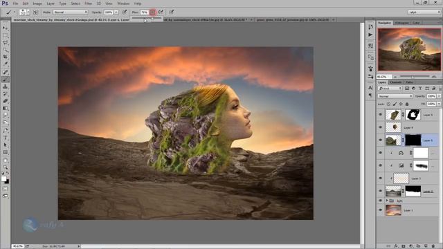 Photoshop Manipulation Tutorial Surrealism Photo Effect смотреть онлайн