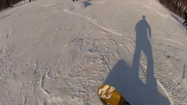 Тест GoPro на сноуборде. смотреть онлайн