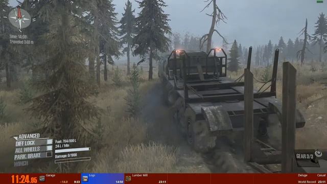 22:49 Any% Deluge speedrun | Mudrunner смотреть онлайн