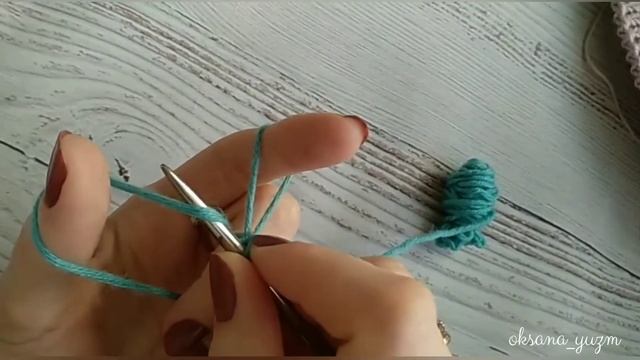 Обратный способ набора петель спицами смотреть онлайн