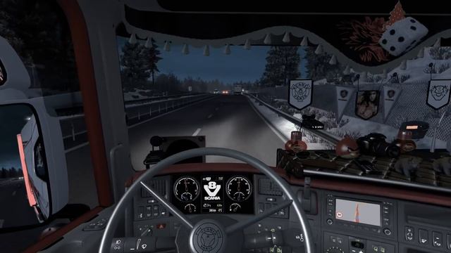 ETS2 (v1.30) - Scania RJL V8 Sound + Combo Skin | Very Nice Trip! смотреть онлайн