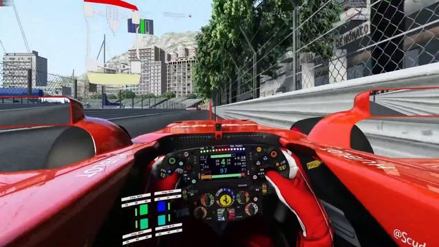 Learning Monaco - poor, poor tyres | Assetto Corsa | Rift S | Ferrari SF70H | No commentary смотреть онлайн