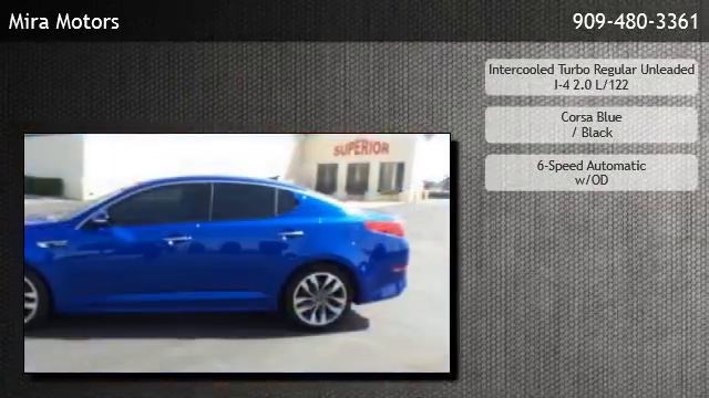 2015 Kia Optima SX 4D Sedan 4-Cyl Turbo 2.0L  - Ontario