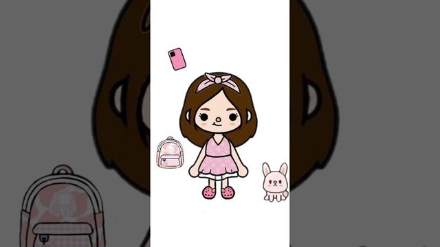 Toca Boca Pink colored clothes #tocaboca #tocalife #toca смотреть онлайн