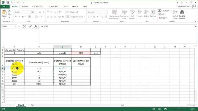 Excel Tip 7a Simple References смотреть онлайн