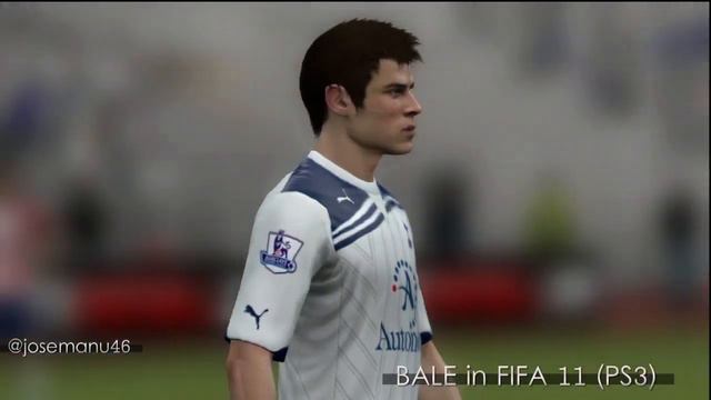 Gareth BALE from FIFA 07 to FIFA 14 (PC, PS3, Xbox ONE) смотреть онлайн