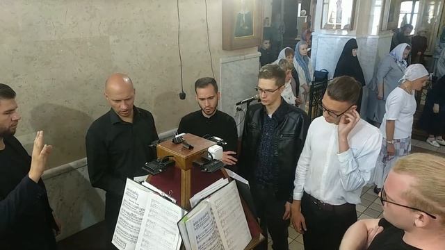 Божественная литургия в храме МинДА (3 сентября 2023 г.) смотреть онлайн