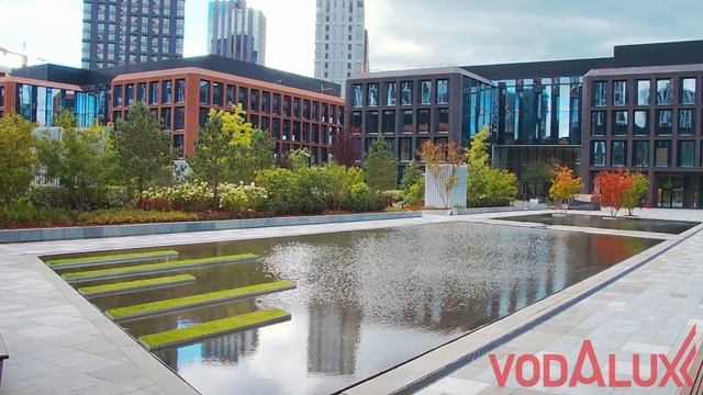 Строительство декоративного водоёма Водная гладь в Москве смотреть онлайн