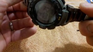 Замена аккумулятора в PRG-240