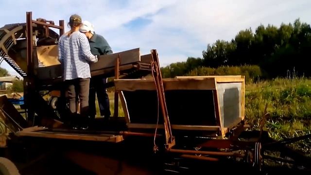 самодельный картофельный комбайн смотреть онлайн