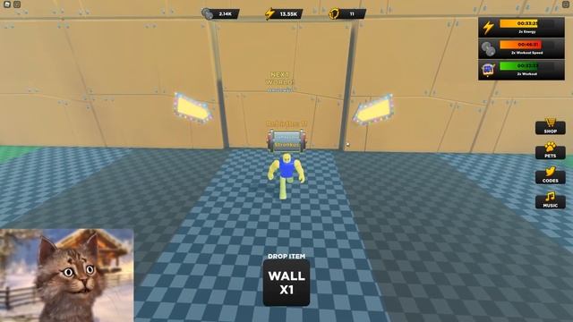 I Became The Strongest NOOB in Roblox Strongman Simulator смотреть онлайн
