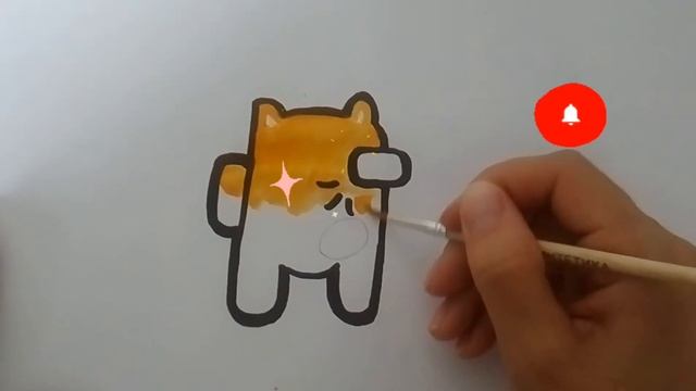 How to draw among us | Как нарисовать амонг ас персонажа | Як намалювати амонг ас смотреть онлайн