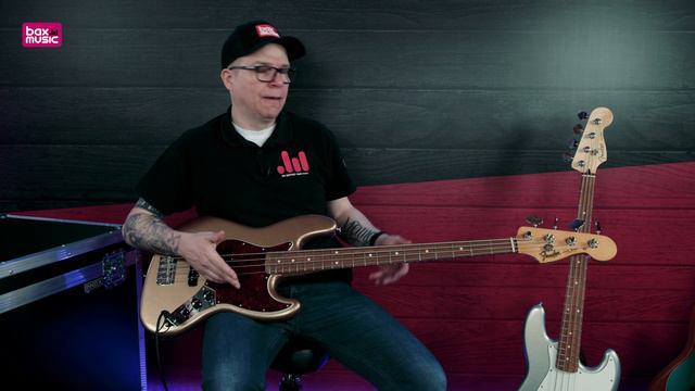 Fender Vintera 60s Jazz Bass Firemist Gold Review I Bax Music смотреть онлайн