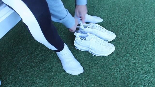 Nike Air Max 97 "White" and "light" /Umboxing/ Review ON-FOOT /? смотреть онлайн